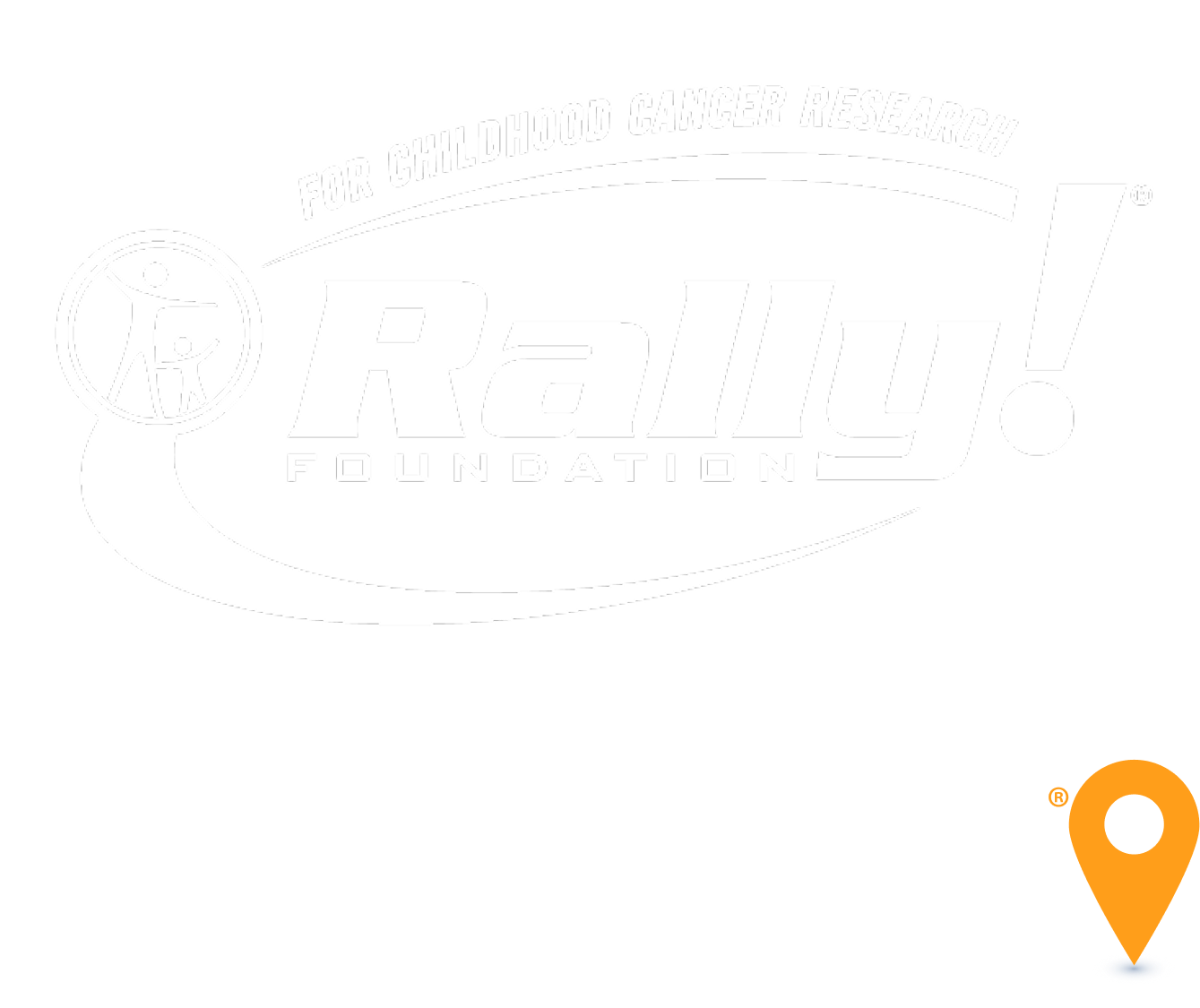 Rally Foundation for Childhood Cancer Research × SkyHop Global collaboration logo